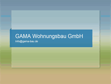 Tablet Screenshot of gama-bau.de